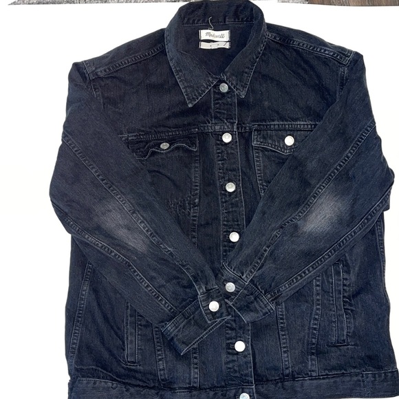 Madewell black Jean jacket.